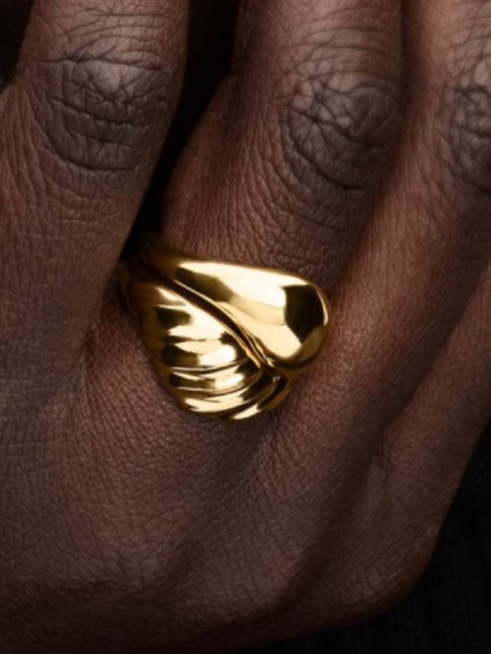 PANDORA -  Stackable Gold Plated Rings - Picture 2 of 3